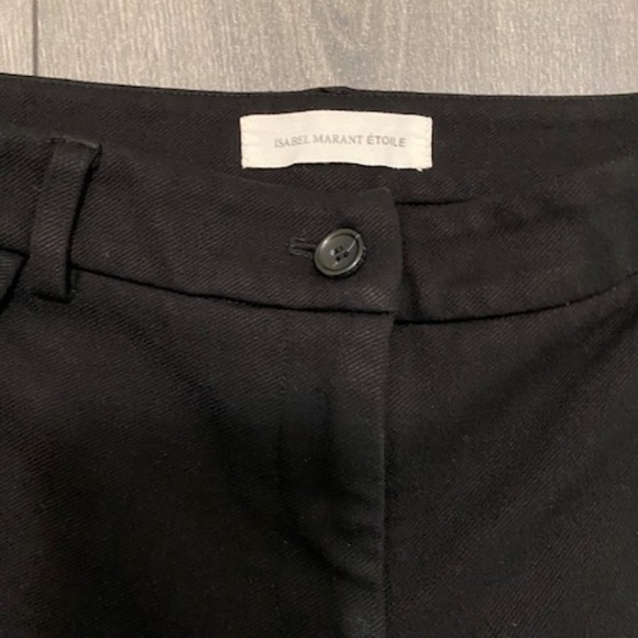 Isabel Marant Etoile Black Cropped Pants Size M - Picture 2 of 14